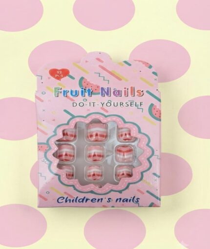Line pattern press ons